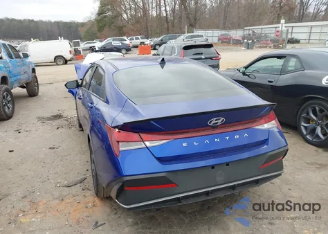 2025 Hyundai Elantra Sel Sport z USA, uszkodzony, nr VIN KMHLM4DG8SU876838